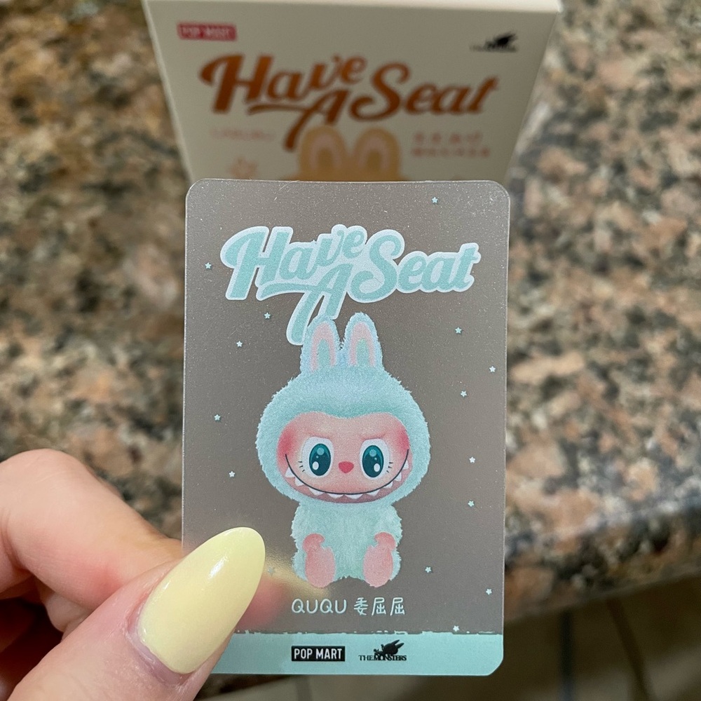 ‼️SOLD‼️Authentic & New THE MONSTERS HAVE A SEAT SERIES- Plush Labubu (QUQU)